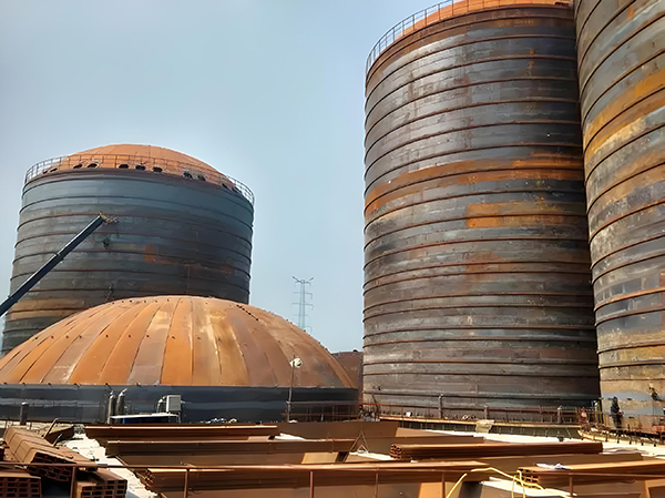 陆丰焦粉钢板仓